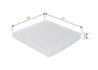 FILTRU AER HABITACLU BOSCH 1 987 432 273 - Compatibil cu CHRYSLER, DODGE, FIAT, JEEP, LANCIA