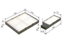 Filtru aer habitaclu BOSCH 1 987 432 276
