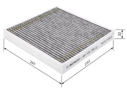Filtru aer habitaclu BOSCH 1 987 432 368