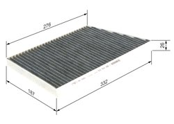 Filtru aer habitaclu BOSCH 1 987 432 370