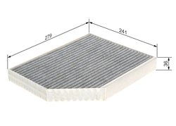 Filtru aer habitaclu BOSCH 1 987 432 369