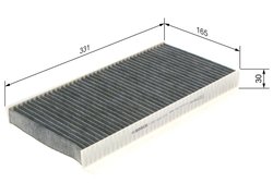Filtru aer habitaclu BOSCH 1 987 432 376