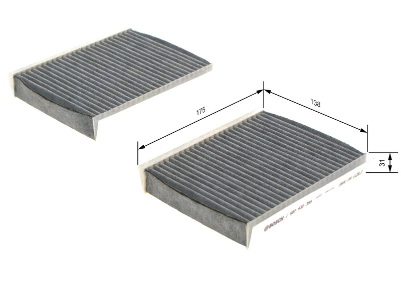 Filtru aer habitaclu BOSCH 1 987 432 386