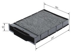 FILTRU AER HABITACLU BOSCH 1 987 432 393 - Compatibil cu RENAULT