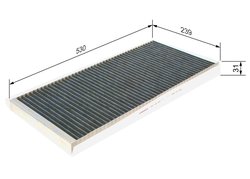 Filtru aer habitaclu BOSCH 1 987 432 425