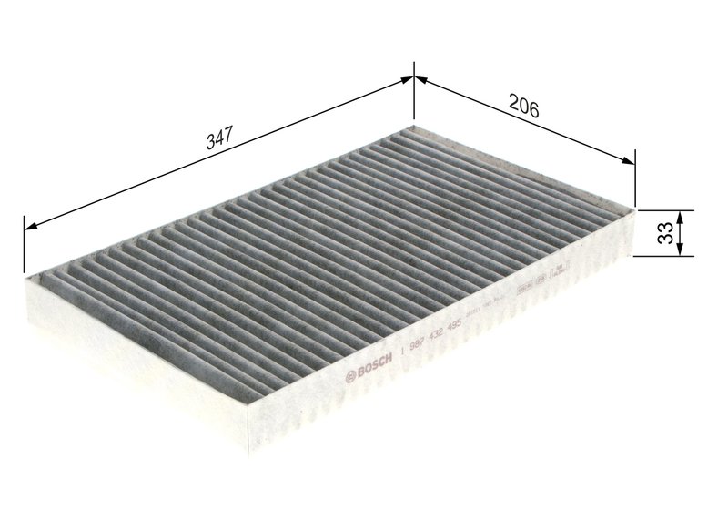 Filtru aer habitaclu BOSCH 1 987 432 495