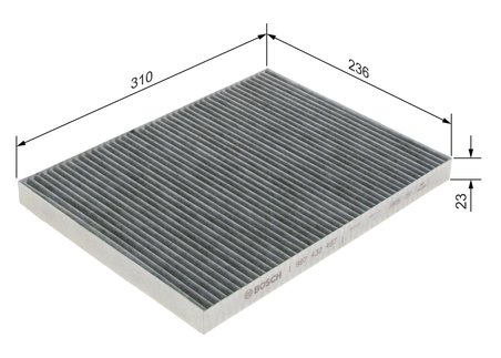 Filtru aer habitaclu BOSCH 1 987 432 497