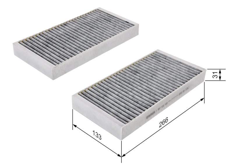 FILTRU AER HABITACLU BOSCH 1 987 432 500 - Compatibil cu RENAULT