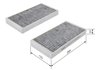FILTRU AER HABITACLU BOSCH 1 987 432 500 - Compatibil cu RENAULT
