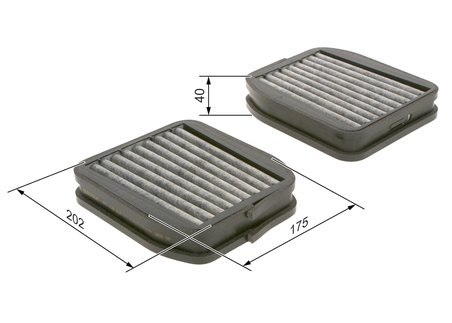 Filtru aer habitaclu BOSCH 1 987 432 512