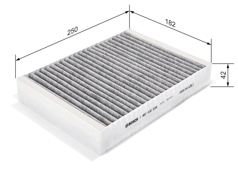 Filtru aer habitaclu BOSCH 1 987 432 536