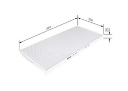 Filtru aer habitaclu BOSCH 1 987 432 541