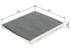 Filtru aer habitaclu BOSCH 1 987 432 543