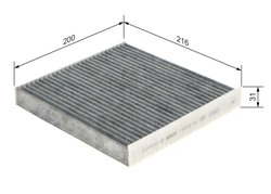 Filtru aer habitaclu BOSCH 1 987 432 574