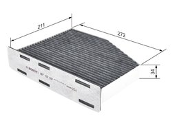 Filtru aer habitaclu BOSCH 1 987 432 597
