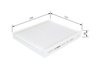 Filtru aer habitaclu BOSCH 1 987 435 002