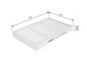 Filtru aer habitaclu BOSCH 1 987 435 004