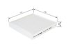 FILTRU AER HABITACLU BOSCH 1 987 435 005 - Compatibil cu ABARTH, CHRYSLER, FIAT, LANCIA