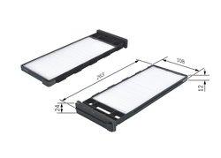 Filtru aer habitaclu BOSCH 1 987 435 006