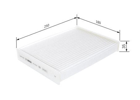 FILTRU AER HABITACLU BOSCH 1 987 435 010 - Compatibil cu DACIA, NISSAN, RENAULT