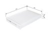 FILTRU AER HABITACLU BOSCH 1 987 435 010 - Compatibil cu DACIA, NISSAN, RENAULT
