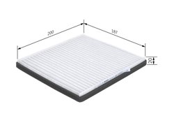 FILTRU AER HABITACLU BOSCH 1 987 435 013 - Compatibil cu CHEVROLET