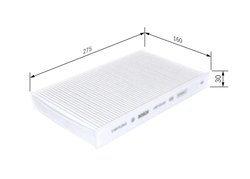 FILTRU AER HABITACLU BOSCH 1 987 435 012 - Compatibil cu FORD, MAZDA