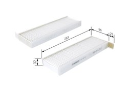FILTRU AER HABITACLU BOSCH 1 987 435 026 - Compatibil cu CITROEN, DS, DS (CAPSA), FIAT, OPEL, PEUGEOT, TOYOTA, VAUXHALL