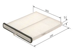 Filtru aer habitaclu BOSCH 1 987 435 019