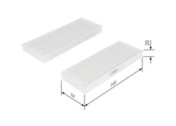Filtru aer habitaclu BOSCH 1 987 435 033