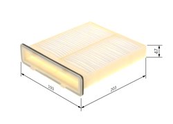 Filtru aer habitaclu BOSCH 1 987 435 037