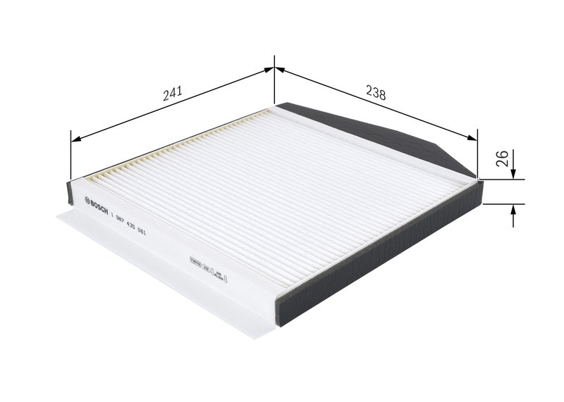 Filtru aer habitaclu BOSCH 1 987 435 061