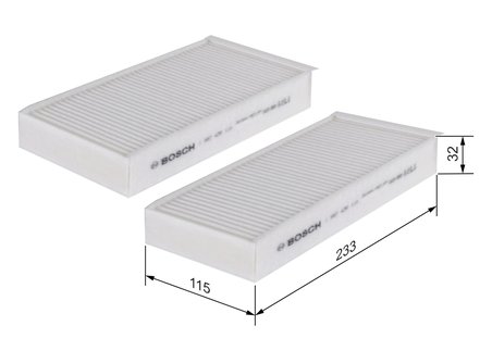 FILTRU AER HABITACLU BOSCH 1 987 435 110 - Compatibil cu BMW, MINI