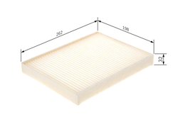 Filtru aer habitaclu BOSCH 1 987 435 120