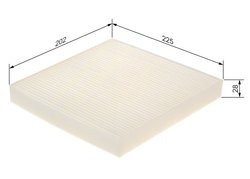 Filtru aer habitaclu BOSCH 1 987 435 133
