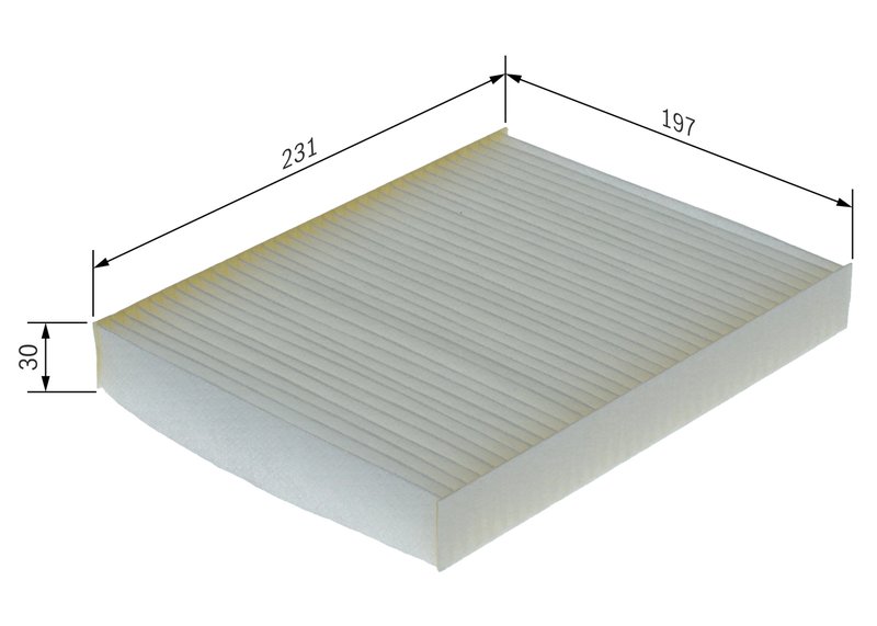 Filtru aer habitaclu BOSCH 1 987 435 139