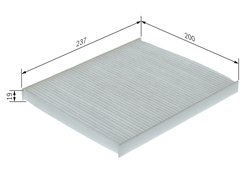 FILTRU AER HABITACLU BOSCH 1 987 435 151 - Compatibil cu JEEP
