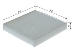 Filtru aer habitaclu BOSCH 1 987 435 156