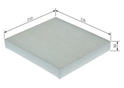 FILTRU AER HABITACLU BOSCH 1 987 435 160 - Compatibil cu GENESIS, HYUNDAI, KIA
