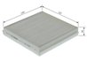 Filtru aer habitaclu BOSCH 1 987 435 163