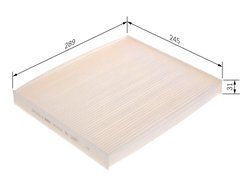 FILTRU AER HABITACLU BOSCH 1 987 435 165 - Compatibil cu LYNK & CO, POLESTAR, VOLVO