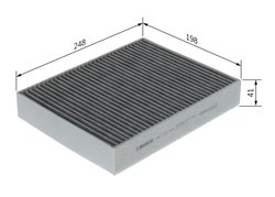 FILTRU AER HABITACLU BOSCH 1 987 435 503 - Compatibil cu ALPINA, BMW