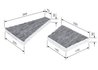 Filtru aer habitaclu BOSCH 1 987 435 506
