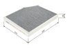 Filtru aer habitaclu BOSCH 1 987 435 524