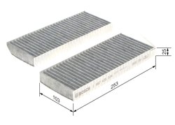 FILTRU AER HABITACLU BOSCH 1 987 435 534 - Compatibil cu RENAULT