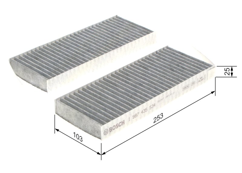 Filtru aer habitaclu BOSCH 1 987 435 534
