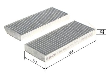 Filtru aer habitaclu BOSCH 1 987 435 534