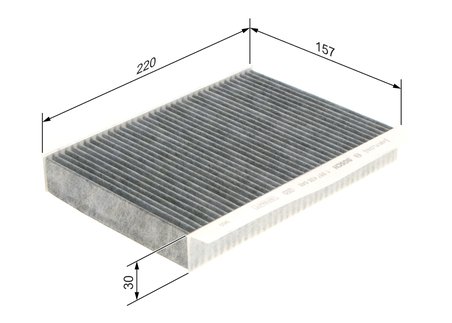 Filtru aer habitaclu BOSCH 1 987 435 548