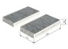 FILTRU AER HABITACLU BOSCH 1 987 435 549 - Compatibil cu HONDA, HONDA (DONGFENG)