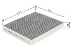 FILTRU AER HABITACLU BOSCH 1 987 435 557 - Compatibil cu JAGUAR, LAND ROVER, LEXUS, SUBARU, TOYOTA, TOYOTA (GAC)
